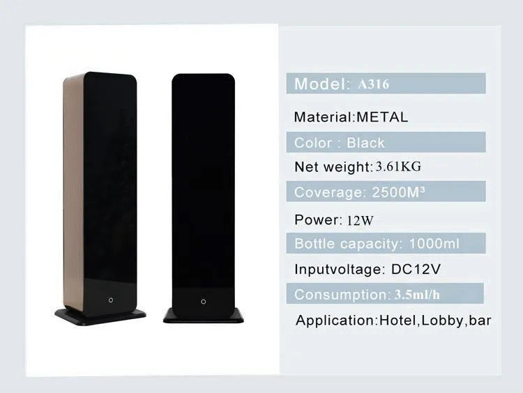Luxury Commercial Electric Smart Aroma Waterless Diffuser floor model Scent Fragrance Oil Diffuser Machine
