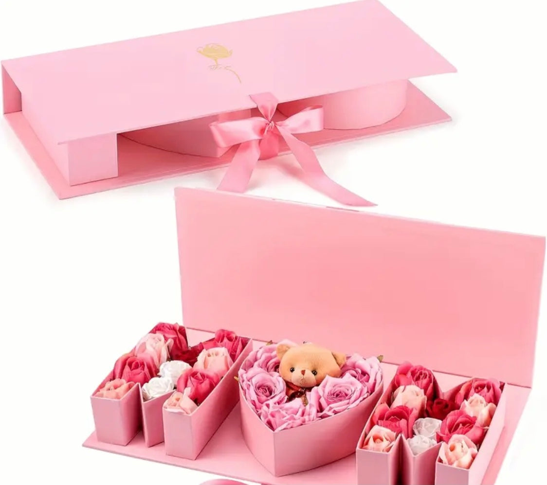 Fragrance scented Artificial Rose Gift boxes