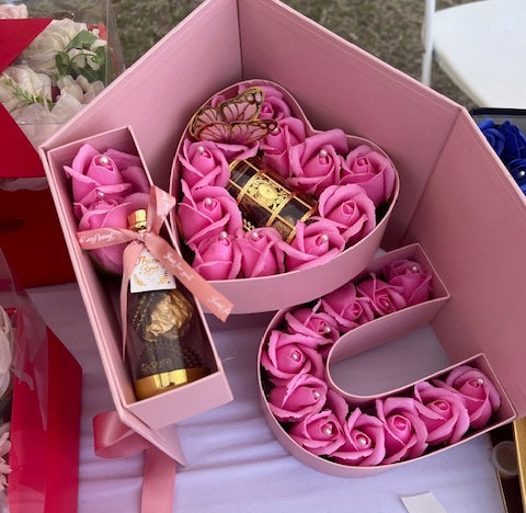 Fragrance scented Artificial Rose Gift boxes